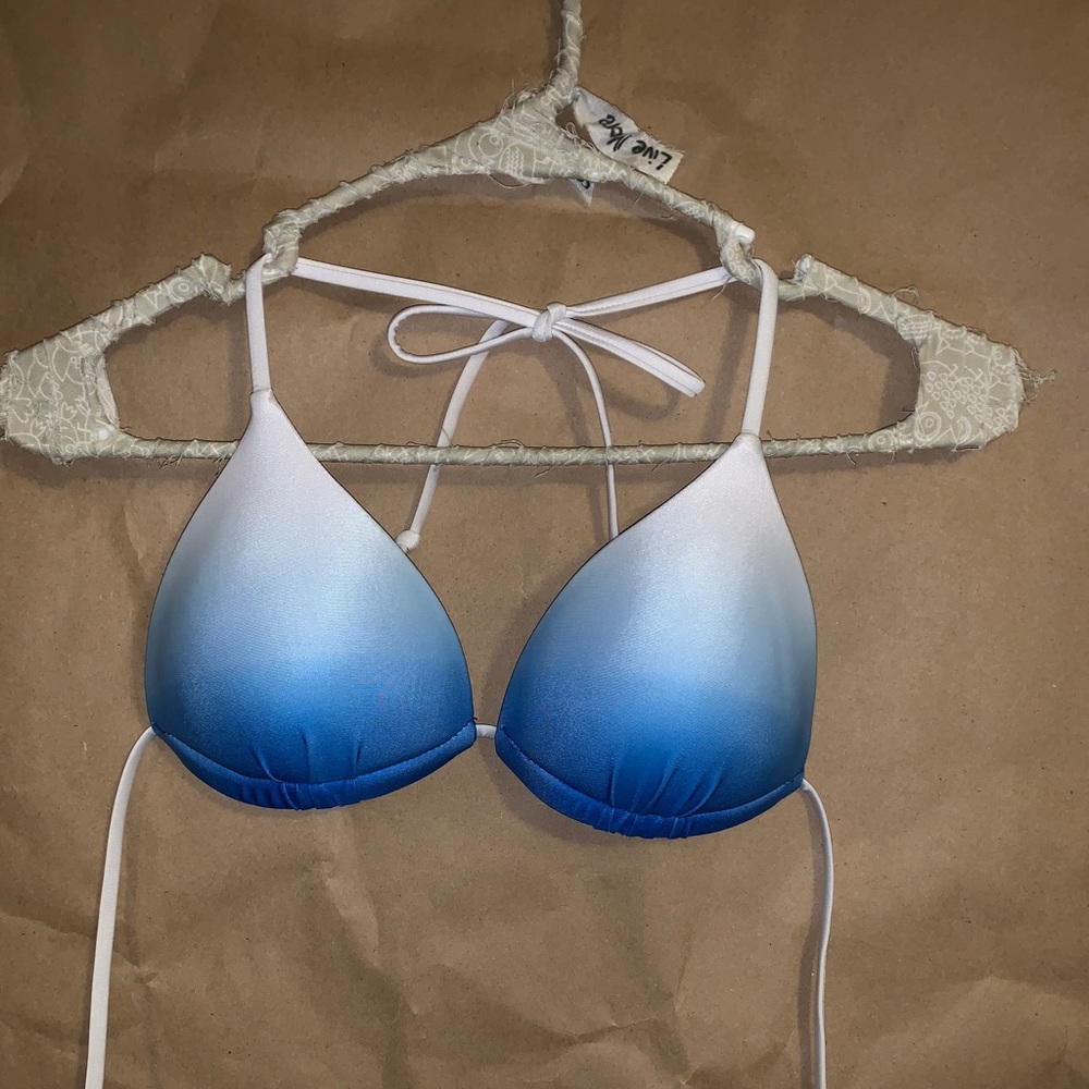 Ombré padded bathing suit top